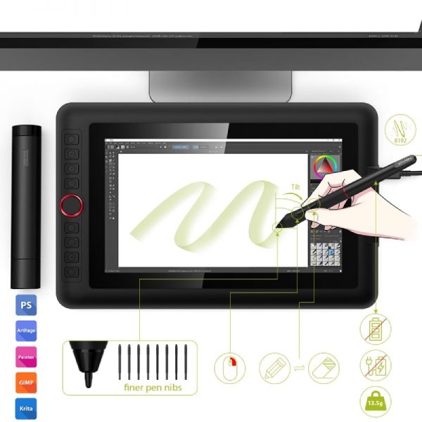 XP-Pen Artist 12 Pro 11.6" Fully Laminated Graphics Tablet - Image 3
