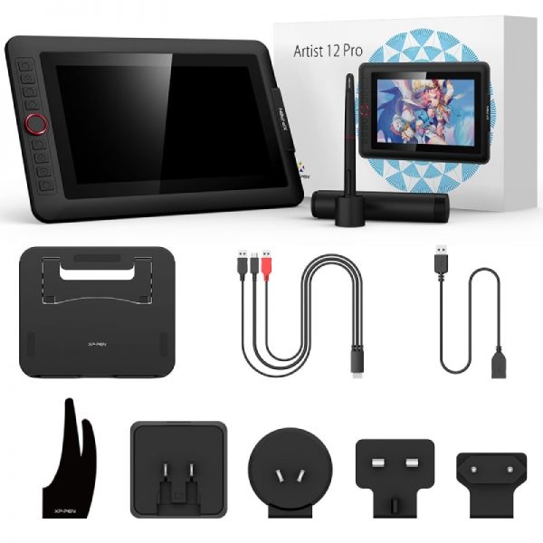 XP-Pen Artist 12 Pro 11.6" Fully Laminated Graphics Tablet - Image 2