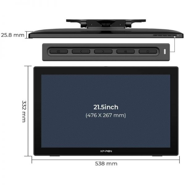 XP-Pen Artist 22 2nd Generation CD220F Drawing Monitor Digital Tablet with Graphics Display - Image 3