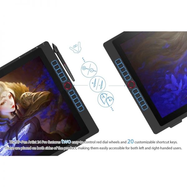 XP-Pen Artist 24 Pro QHD Interactive Graphics Tablet - Image 4