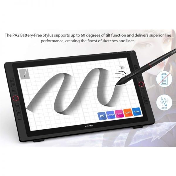 XP-Pen Artist 24 Pro QHD Interactive Graphics Tablet - Image 2