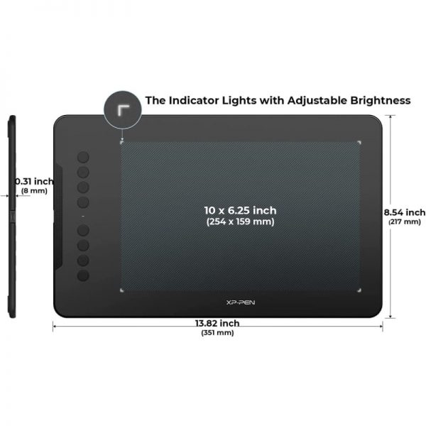 XP-Pen Deco 01 V2 10" X 6.25" Best Budget Android Graphics Tablet - Image 4
