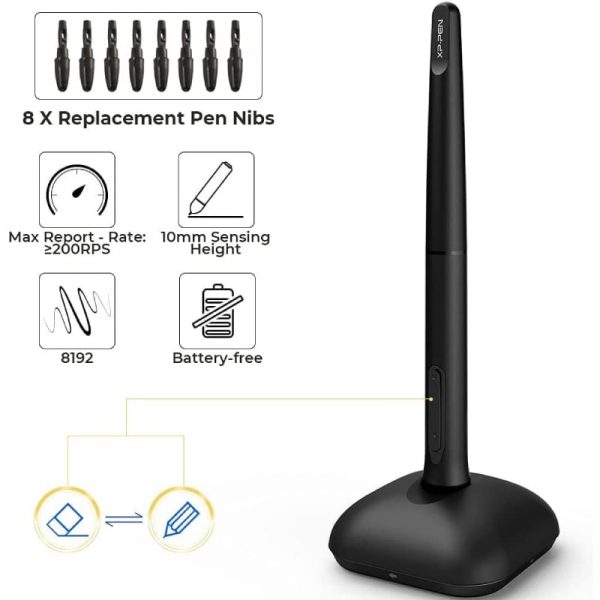 XP-Pen Deco 01 V2 10" X 6.25" Best Budget Android Graphics Tablet - Image 2