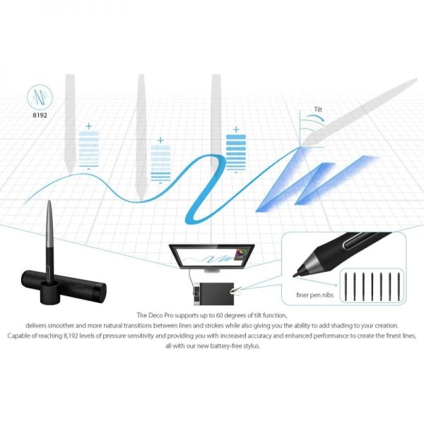 XP-Pen Deco Pro Small Professional Graphics Tablet - Image 3