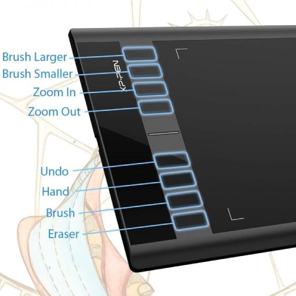 XP-Pen Star 03 V2 Best Budget 10" X 6" Graphics Tablet - Image 2