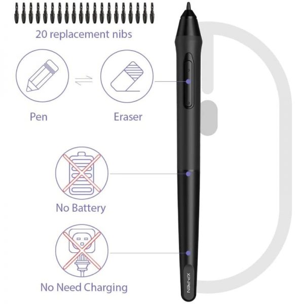 XP-Pen Star G640S Portable Android Compatible Drawing Tablet - Image 2