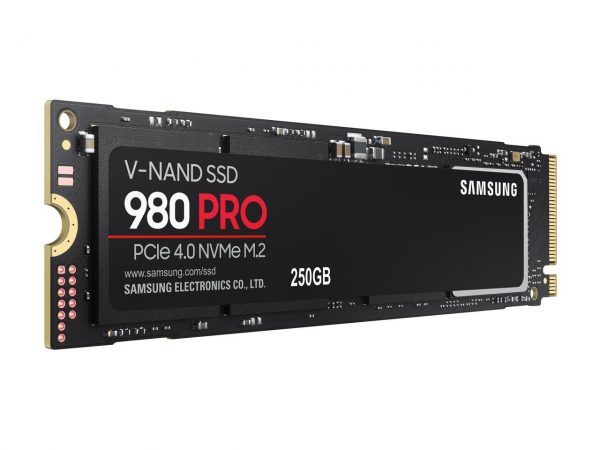 Samsung 980 Pro 250GB Gen4 NVMe M.2 SSD - Image 2