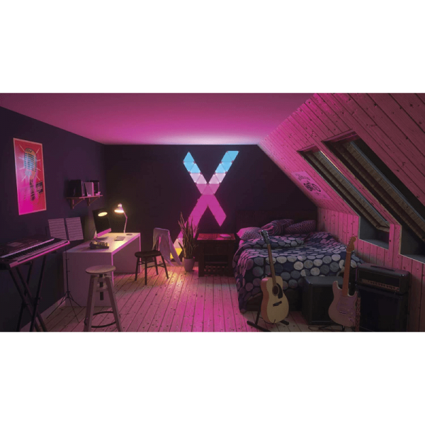 Nanoleaf Light Panels Smarter Kit 9 Panels Starter Kit Rhythm Edition - Image 3