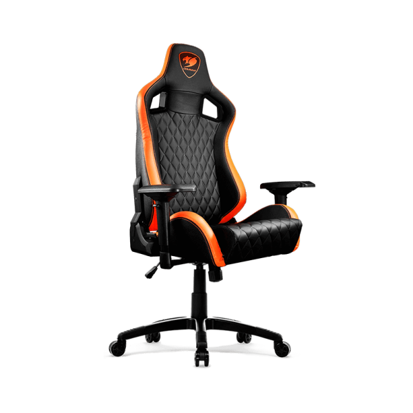 Cougar Armor S Gaming Chair - Orange/Black - Image 3