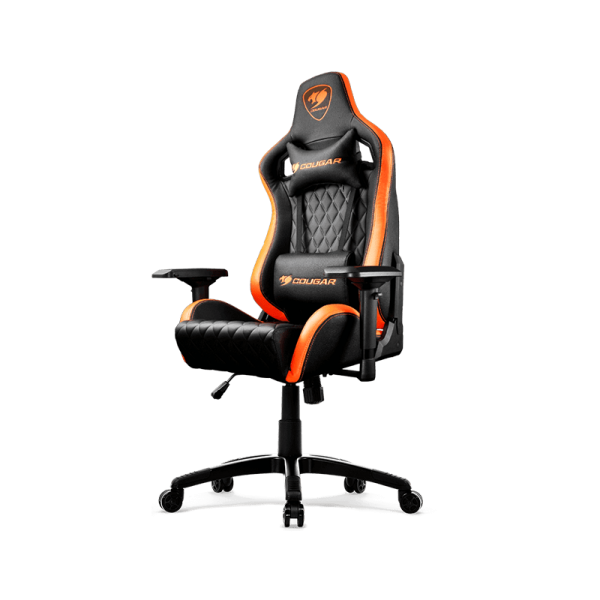 Cougar Armor S Gaming Chair - Orange/Black - Image 2