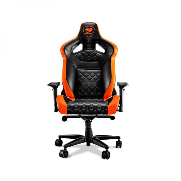 Cougar Armor Titan Gaming Chair - Orange/Black - Image 3