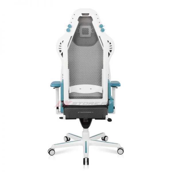 DXRacer Air Series Gaming Chair – White/Cyan - Image 2