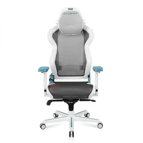 DXRacer Air Series Gaming Chair – White/Cyan