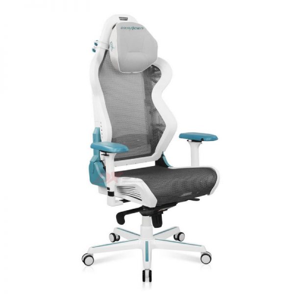 DXRacer Air Series Gaming Chair – White/Cyan - Image 7