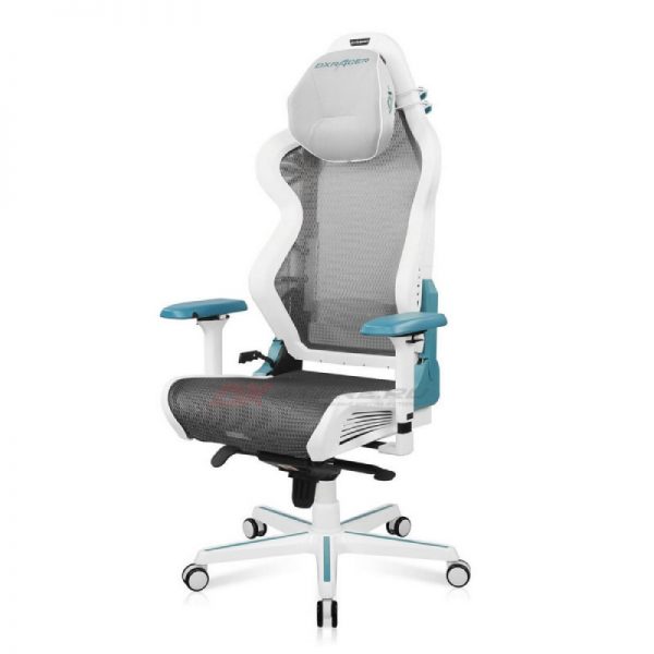 DXRacer Air Series Gaming Chair – White/Cyan - Image 5