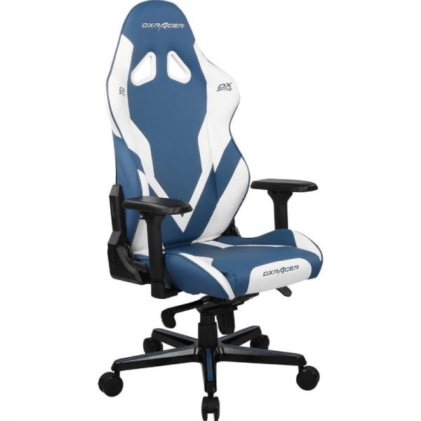 DXRacer G Series Modular Gaming Chair – Blue/White - Image 2