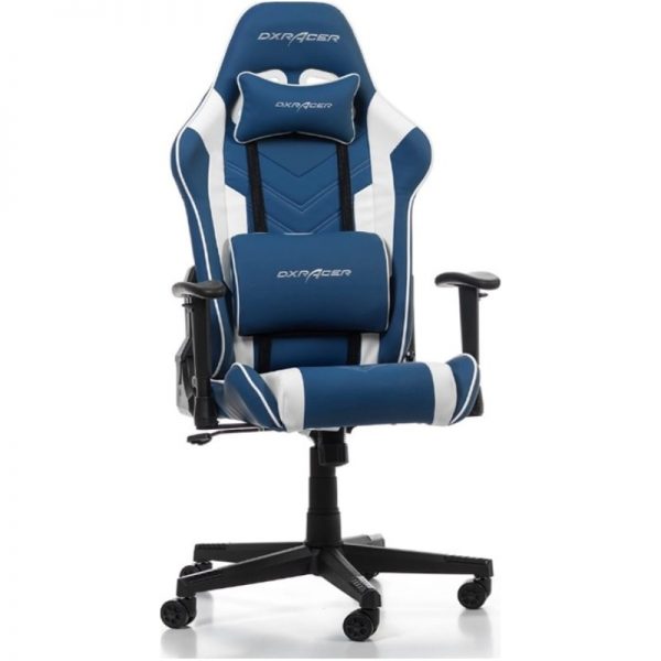 DXRacer Prince Series P132 Gaming Chair – Blue/White - Image 5