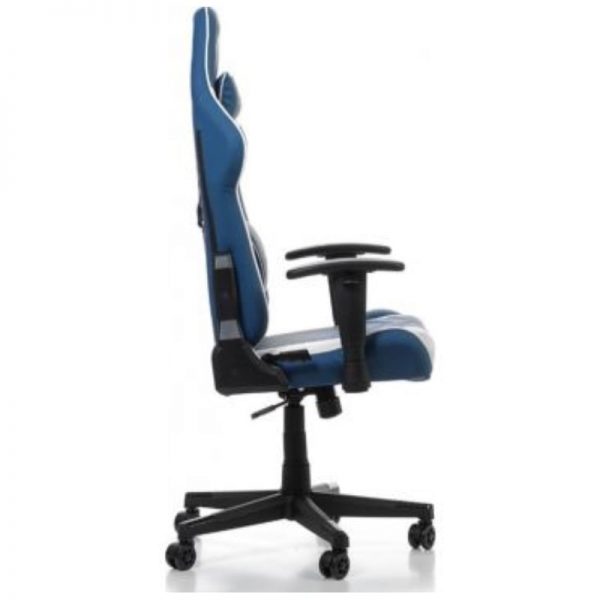 DXRacer Prince Series P132 Gaming Chair – Blue/White - Image 4
