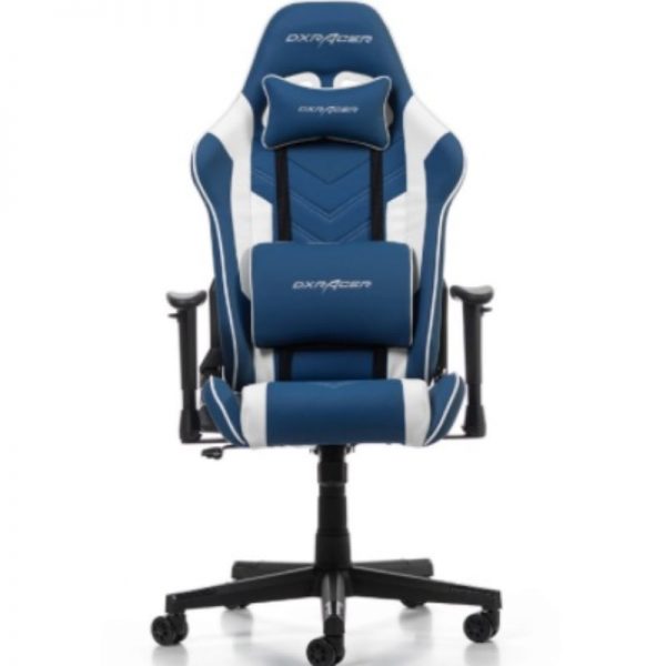 DXRacer Prince Series P132 Gaming Chair – Blue/White