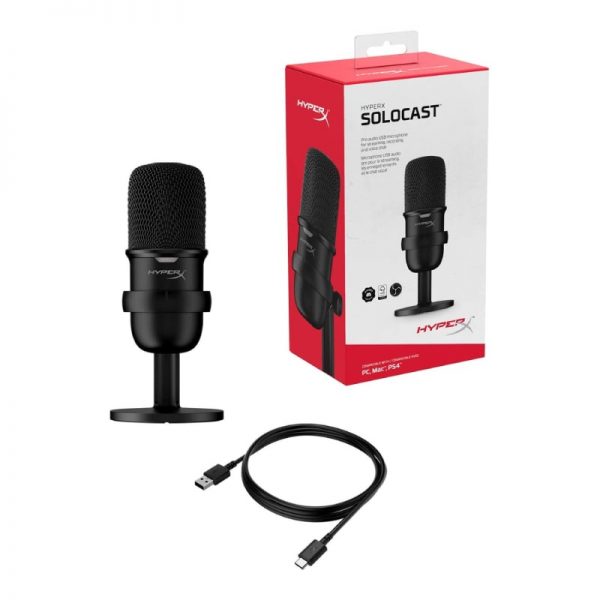 HyperX SoloCast – USB Condenser Gaming Microphone - Image 2