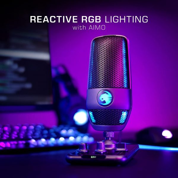 ROCCAT Torch Studio-Grade RGB USB Dual Condenser Microphone - Image 4