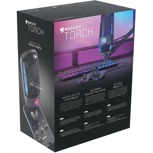 ROCCAT Torch Studio-Grade RGB USB Dual Condenser Microphone - Image 13