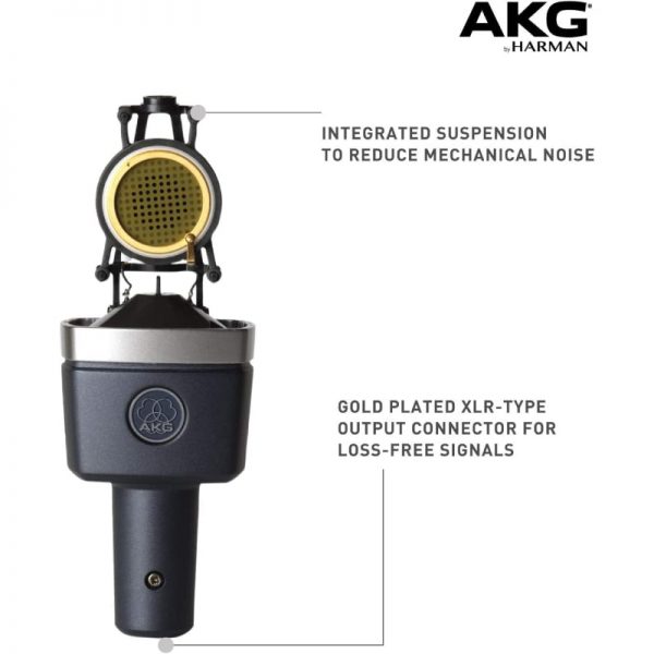 AKG C214 Large-Diaphragm Cardioid Condenser Microphone - Image 6