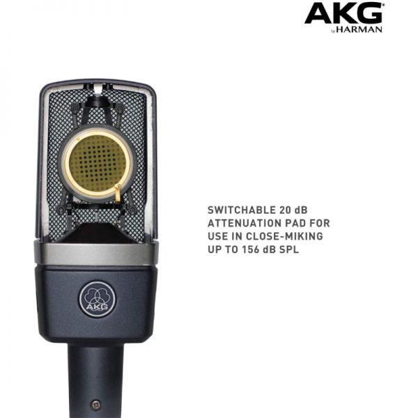 AKG C214 Large-Diaphragm Cardioid Condenser Microphone - Image 4