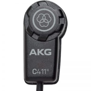 AKG C411 PP Miniature Condenser Pickup Microphone With XLR