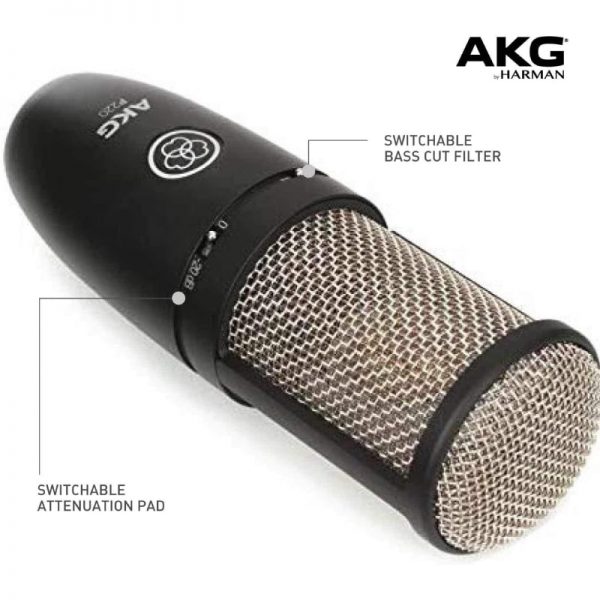 AKG P220 Cardioid Condenser Studio Microphone - Image 4