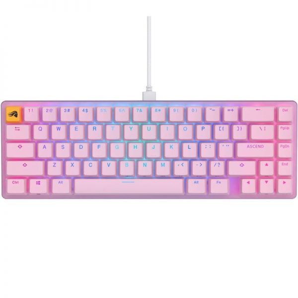 Glorious GMMK 2 Compact 65% Modular Mechanical Keyboard – Pink