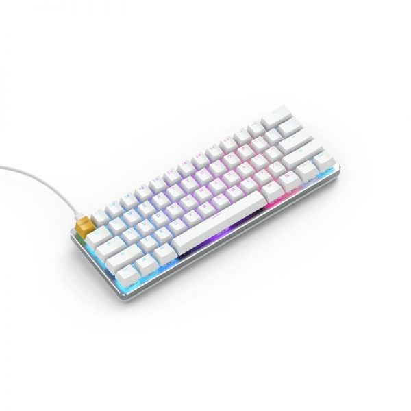 Glorious GMMK Compact PreBuilt Gaming Keyboard (White) - Image 2