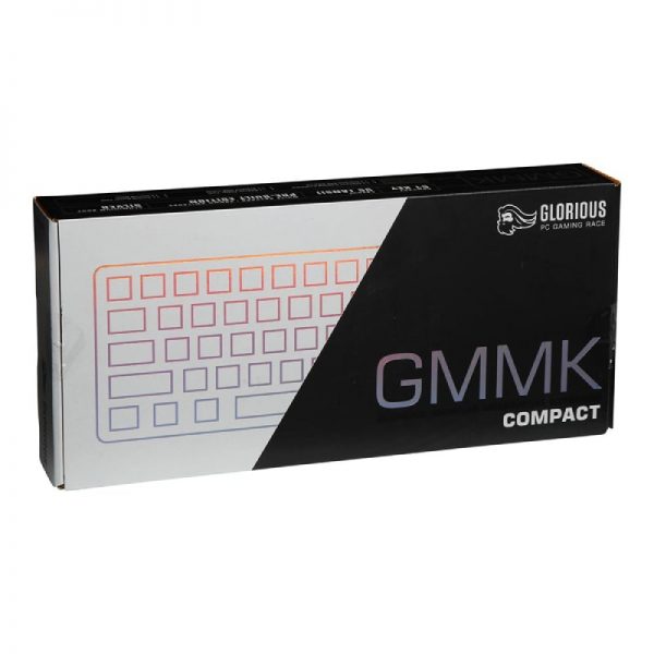 Glorious GMMK Compact PreBuilt Gaming Keyboard (White) - Image 4