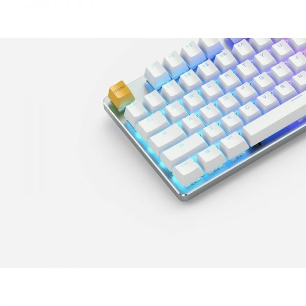 Glorious GMMK Full Size PreBuilt Gaming Keyboard (White) - Image 3