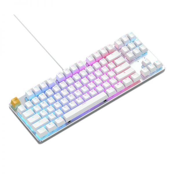 Glorious GMMK Tenkeyless PreBuilt Gaming Keyboard (White) - Image 2