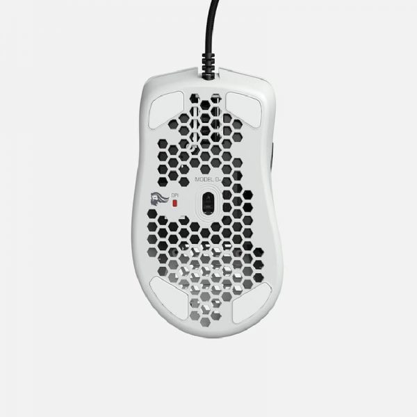 Glorious Model D Minus RGB Gaming Mouse – Glossy White - Image 2