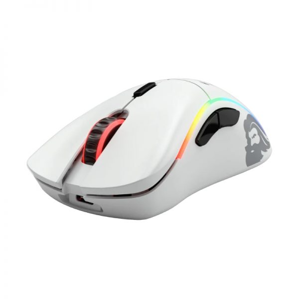 Glorious Model D Wireless RGB Gaming Mouse – Matte White