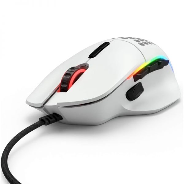 Glorious Model I RGB MOBA & MMO Gaming Mouse – Matte White - Image 2