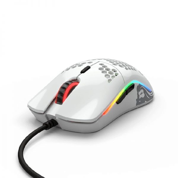 Glorious Model O Minus RGB Gaming Mouse – Glossy White - Image 2