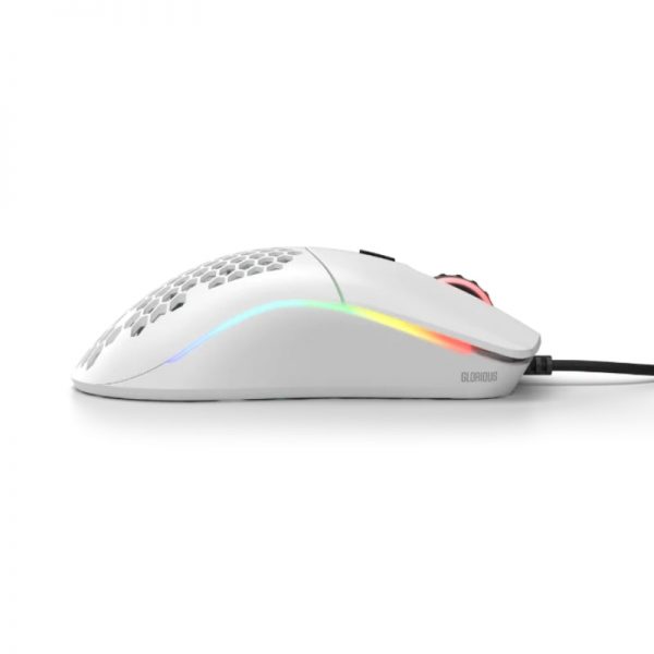 Glorious Model O Minus RGB Gaming Mouse – Matte White - Image 3
