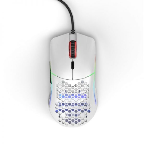 Glorious Model O RGB Gaming Mouse – Matte White