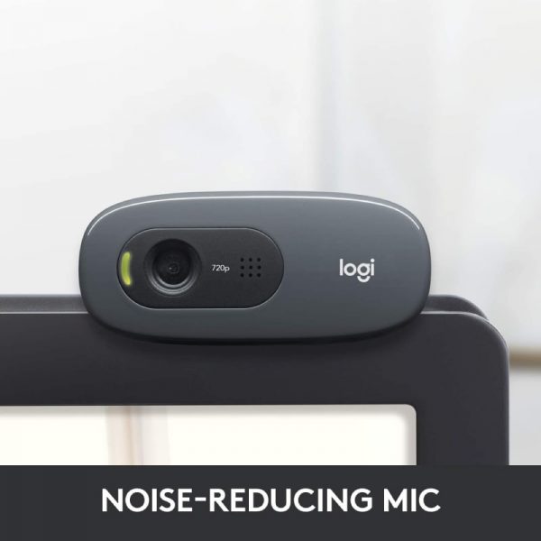 Logitech C270 720p HD Webcam with Noise Reducing Mic