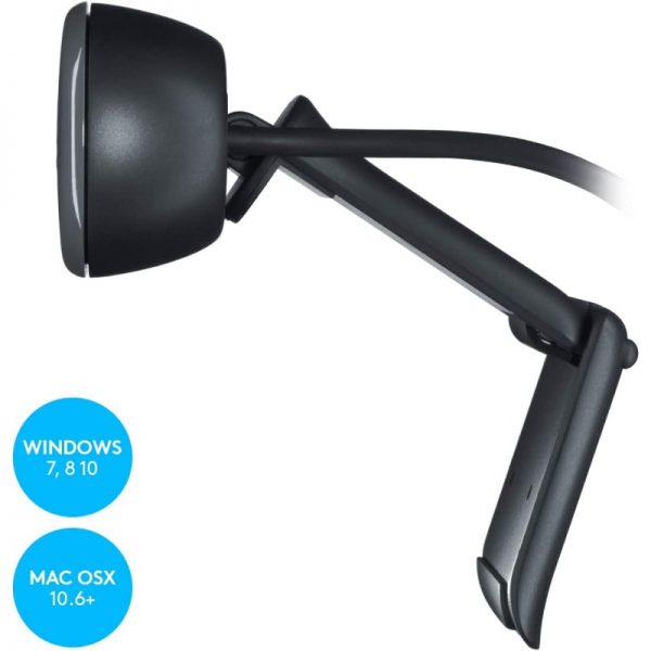 Logitech C270 720p HD Webcam with Noise Reducing Mic