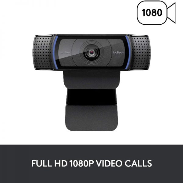 Logitech C920 PRO HD Webcam with Stereo Audio