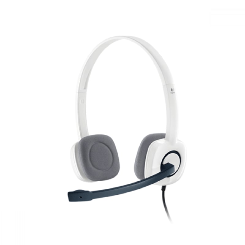 Logitech H150 Stereo Headset – Cloud White