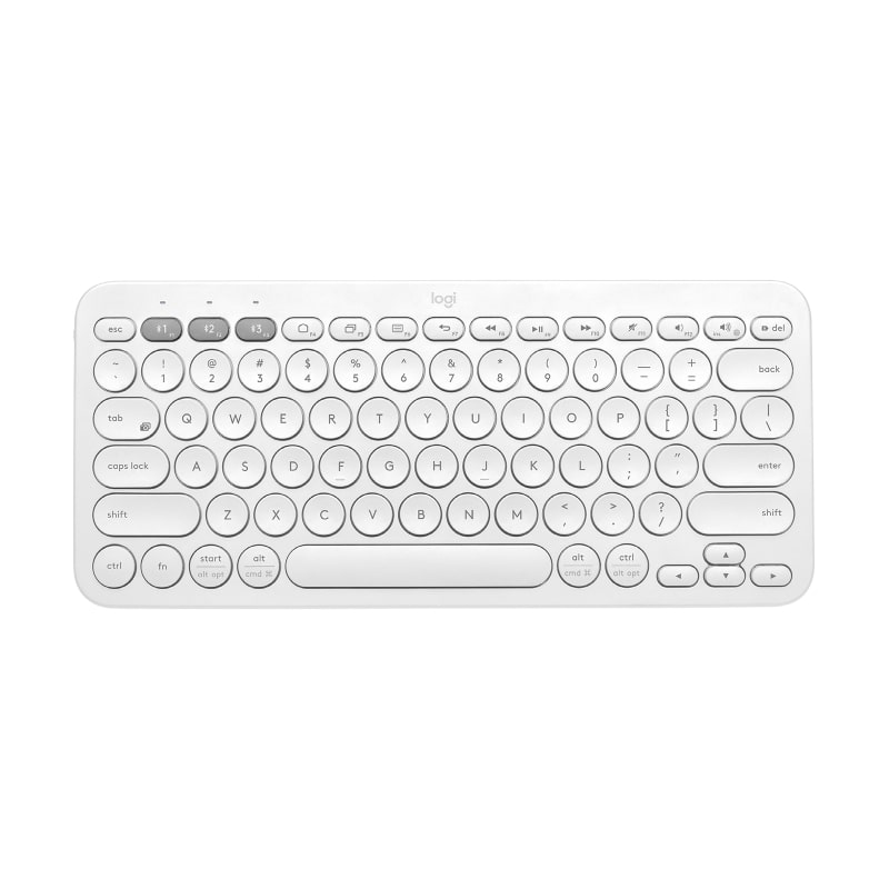Logitech K380 Multi-Device Bluetooth Keyboard – Off-White