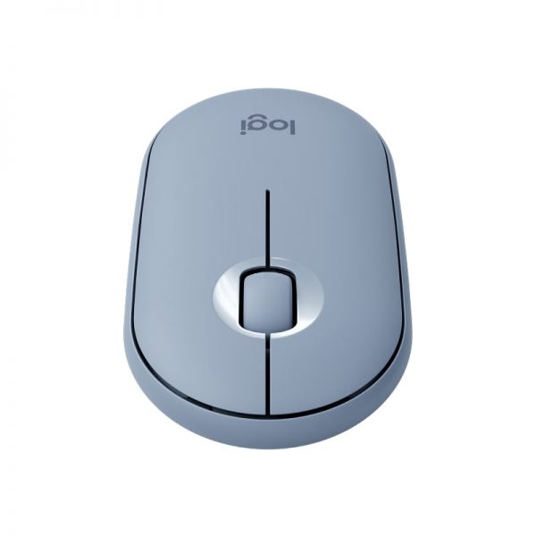 Logitech M350 Pebble Wireless Optical Mouse – Blue Grey