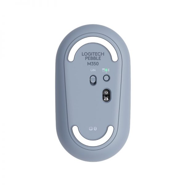Logitech M350 Pebble Wireless Optical Mouse – Blue Grey