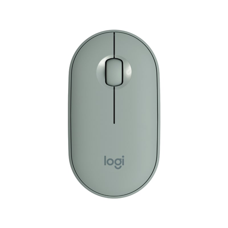 Logitech M350 Pebble Wireless Optical Mouse – Eucalyptus