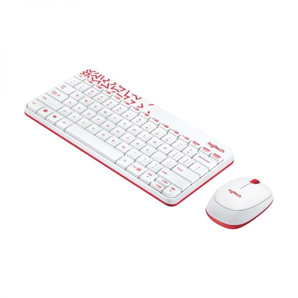 Logitech MK240 NANO Wireless Mouse and Keyboard Combo – White
